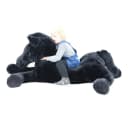 Sweety Toys Plüschpferd 160 cm Schwarz XXL Kuscheltier Bild 3