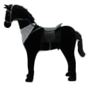 Sweety-Toys Stehpferd Plüsch-Stehpferd Schwarz Bild 2
