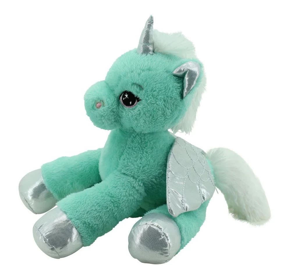 Sweety-Toys Kuscheltier Einhorn Plüschtier türkis-Mint 34 cm