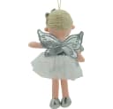 Sweety-Toys Stoffpuppe Fee 30 cm Silber mit Pailletten Bild 3