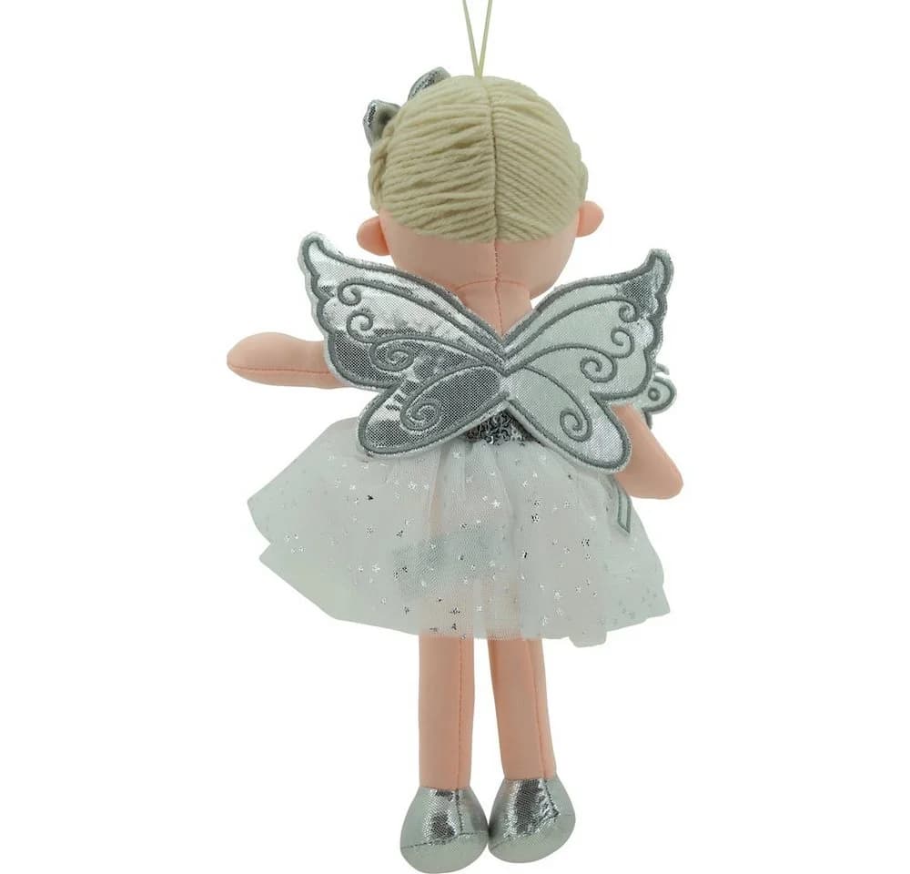 Sweety-Toys Stoffpuppe Fee 30 cm Silber mit Pailletten - Bild 3