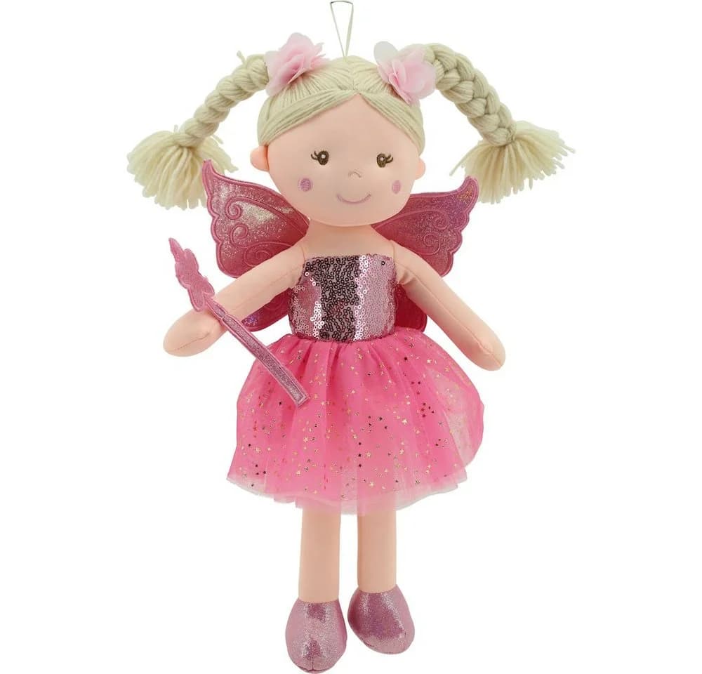 Sweety-Toys Stoffpuppe Fee 45 cm pink mit Pailletten - Bild 2