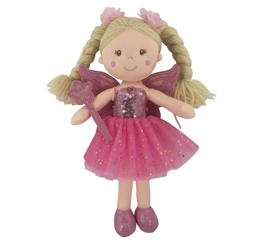 Sweety-Toys Stoffpuppe Fee 45 cm pink mit Pailletten - Bild 3