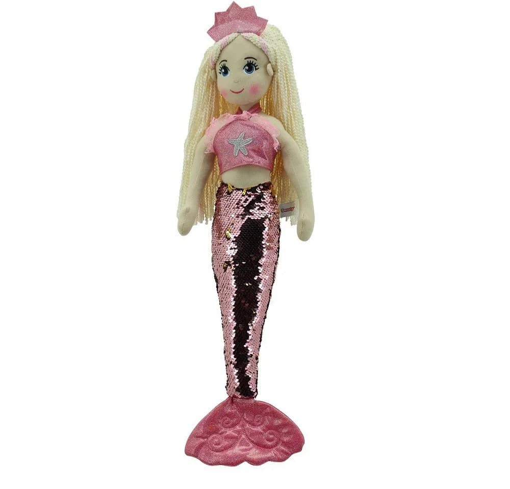 Sweety-Toys Meerjungfrauenpuppe 70cm Rosa mit Pailletten - Bild 2