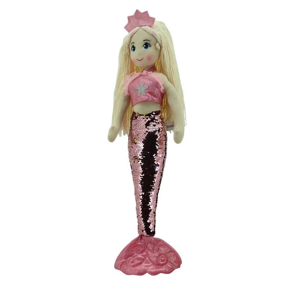Sweety-Toys Meerjungfrauenpuppe 70cm Rosa mit Pailletten - Bild 4