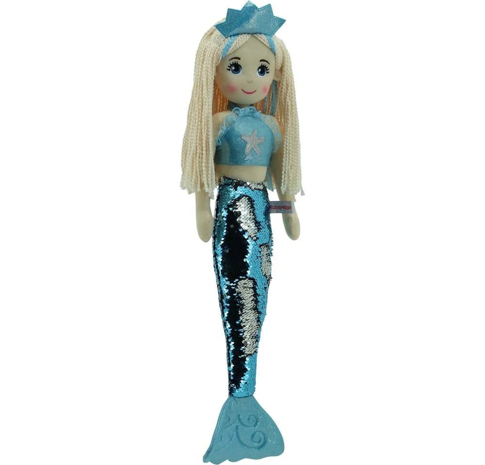Sweety-Toys Meerjungfrauenpuppe 70 cm türkis mit Pailletten - Bild 2