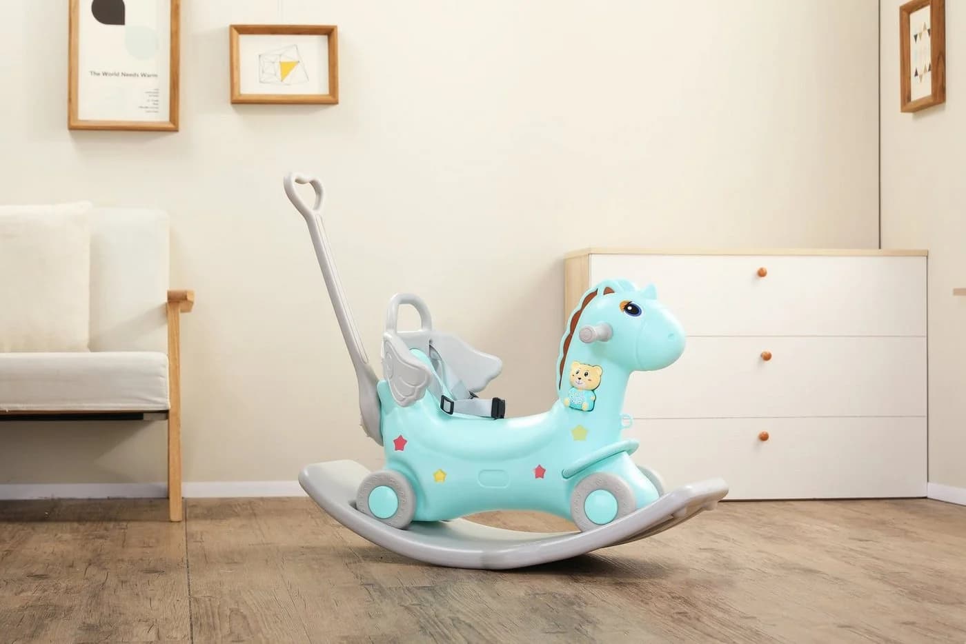 Sweety-Toys Einhorn Rutscher Wippe Lauflernrad 3 in 1 - Bild 5