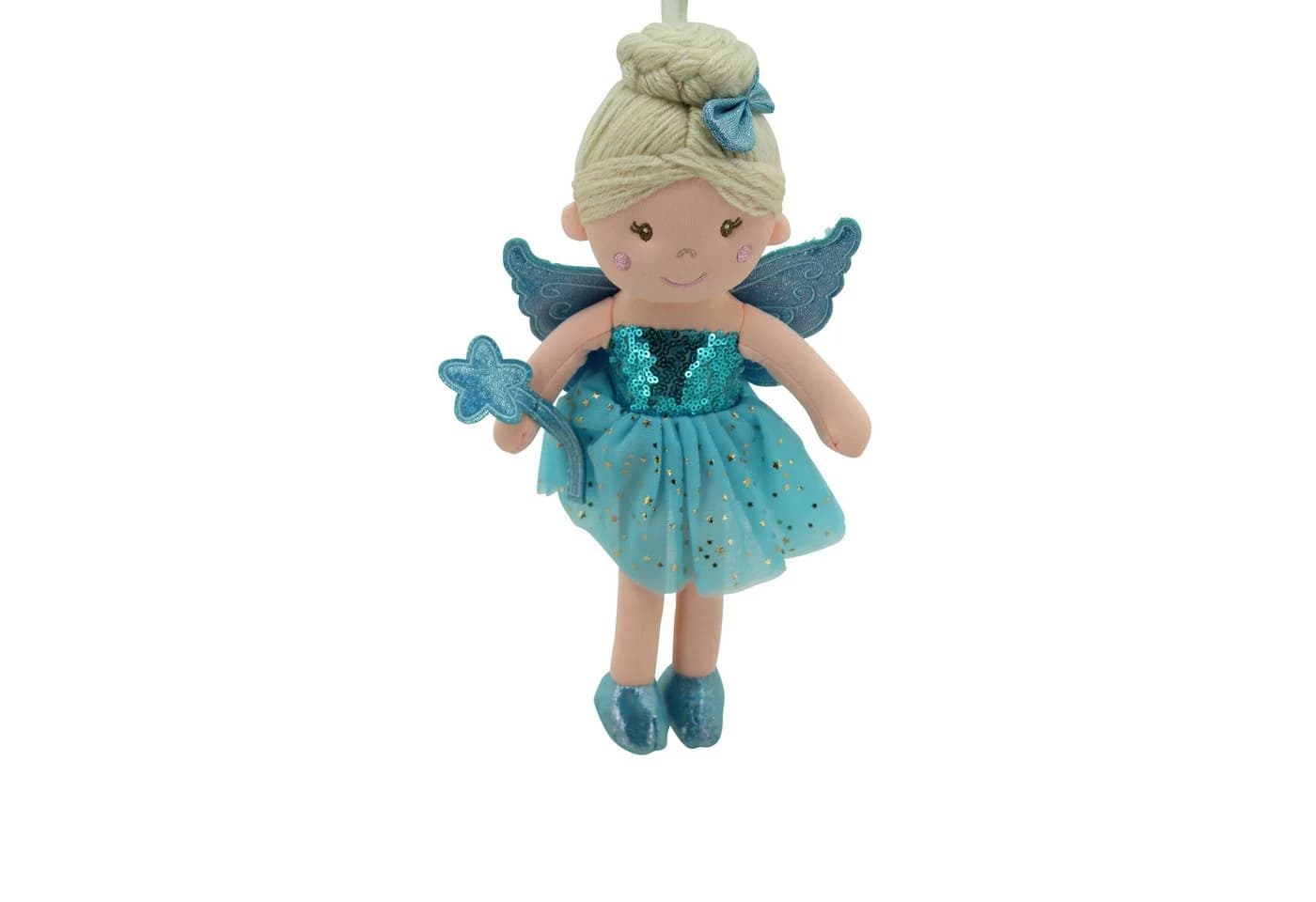 Sweety-Toys Stoffpuppe Fee Prinzessin 30 cm Blau - Bild 2