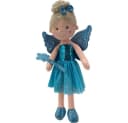 Sweety-Toys Stoffpuppe Fee 60 cm Blau mit Zauberstab Bild 2