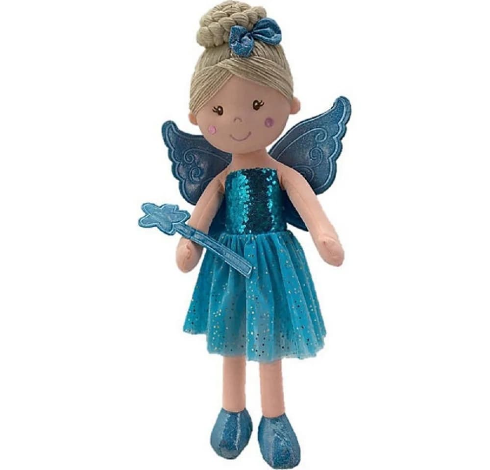 Sweety-Toys Stoffpuppe Fee 60 cm Blau mit Zauberstab - Bild 2