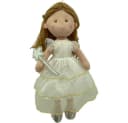 Sweety-Toys Stoffpuppe Ballerina Fee Prinzessin 40 cm Weiss Bild 2