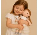 Sweety-Toys Stoffpuppe Ballerina Fee Prinzessin 40 cm Weiss Bild 5