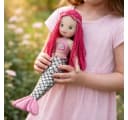 Sweety-Toys Meerjungfrauenpuppe 45 cm Rosa Stoffpuppe Prinzessin Bild 2