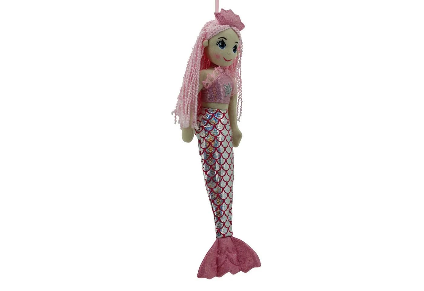 Sweety-Toys Meerjungfrauenpuppe 45 cm Rosa Stoffpuppe Prinzessin - Bild 3