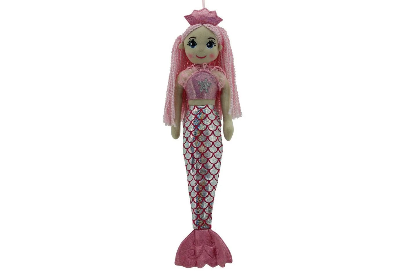Sweety-Toys Meerjungfrauenpuppe 45 cm Rosa Stoffpuppe Prinzessin - Bild 4