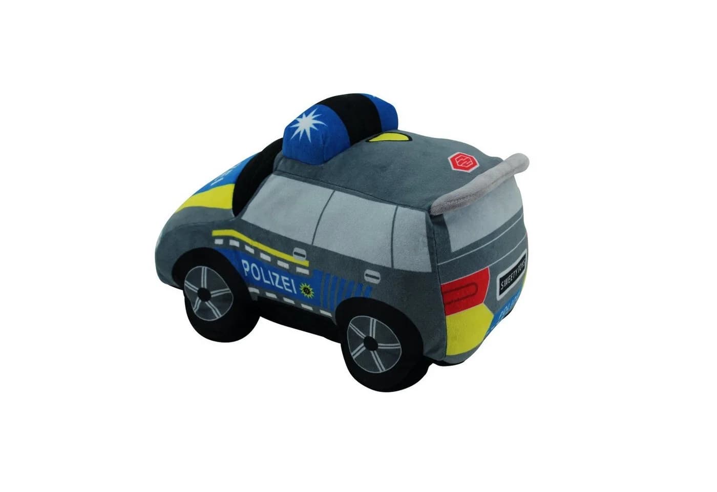 Sweety-Toys Kuscheltier Polizeiauto Plüschtier Blau 32 cm - Bild 3