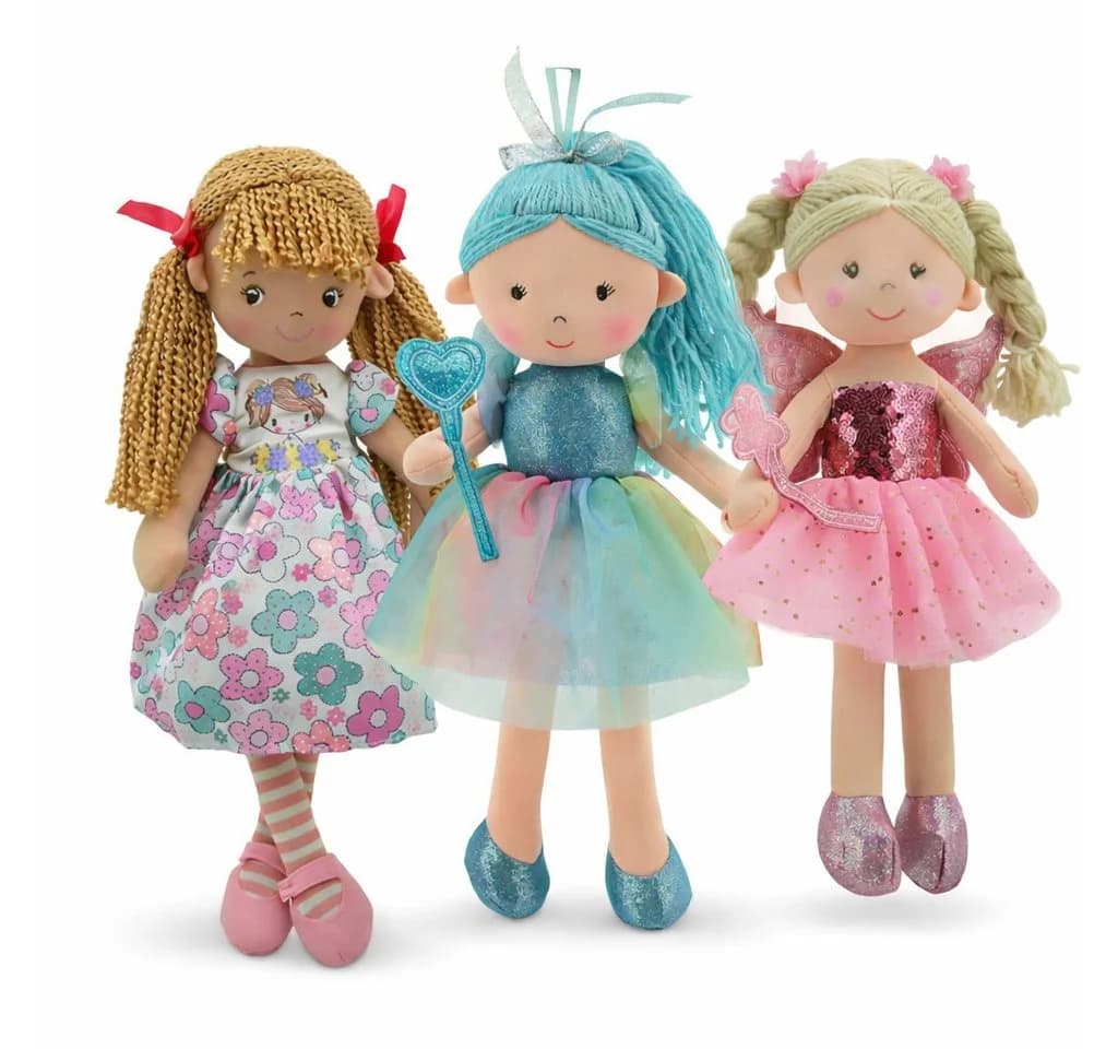 Sweety Toys Stoffpuppen Set 14798 Feen 3-teilig Geschenkset für Kinder - Bild 2