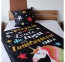 Sheepworld Einhorn-Bettwäsche Set 135x200 cm mit Kissenbezug Bild 2