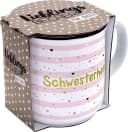 Gruss & Co 46978 Becher Schwesterherz New Bone China Porzellan 35 cl Bild 2