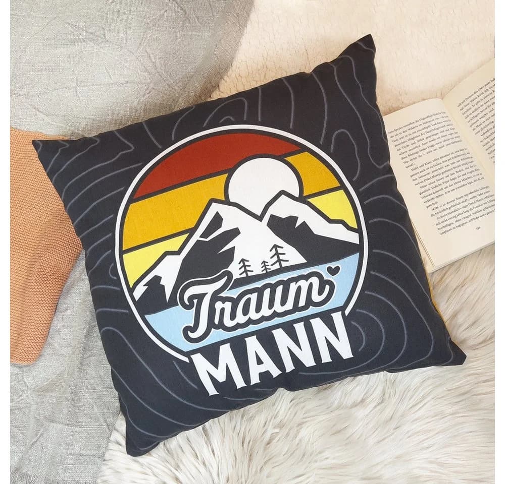 Sheepworld Baumwollkissen »Traummann« 40x40 cm - Bild 2