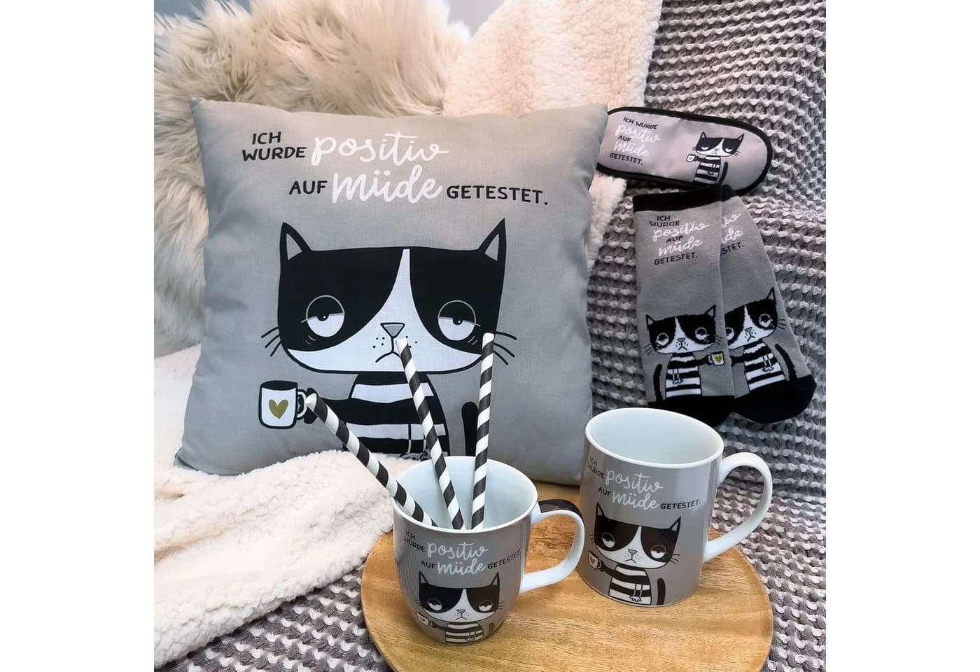 H:)PPY life Tasse 47925 Motivdruck 'Ich wurde positiv au' - Bild 4