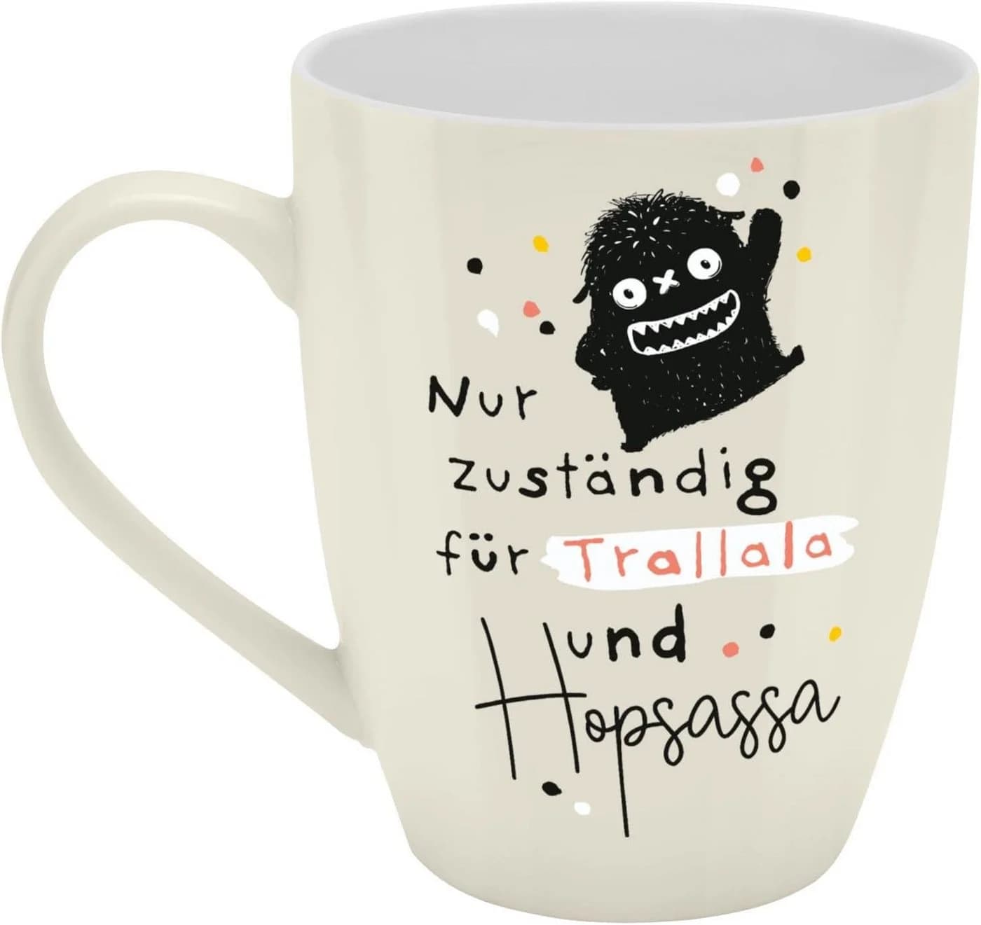 Sheepworld Tasse Motivdruck Trallala und Hopsassa