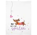 Sheepworld Geschirrtuch Dackel Motiv Baumwolle Bild 1
