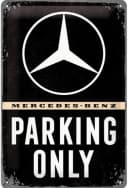 Nostalgic-Art Metallschild Blechschild Mercedes-Benz Parking Only Bild 2