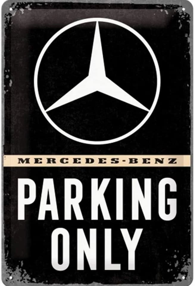 Nostalgic-Art Metallschild Blechschild Mercedes-Benz Parking Only - Bild 2