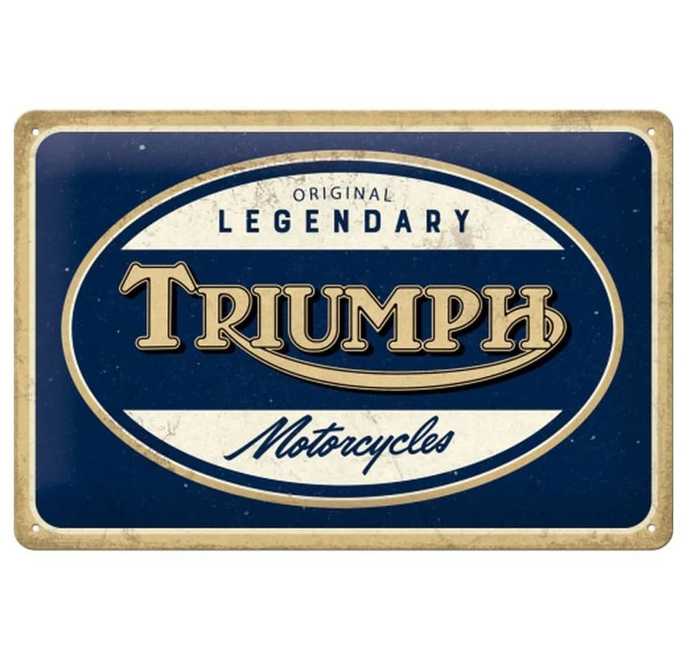 Nostalgic-Art Blechschild Triumph Motorrad Retro Deko - Bild 2