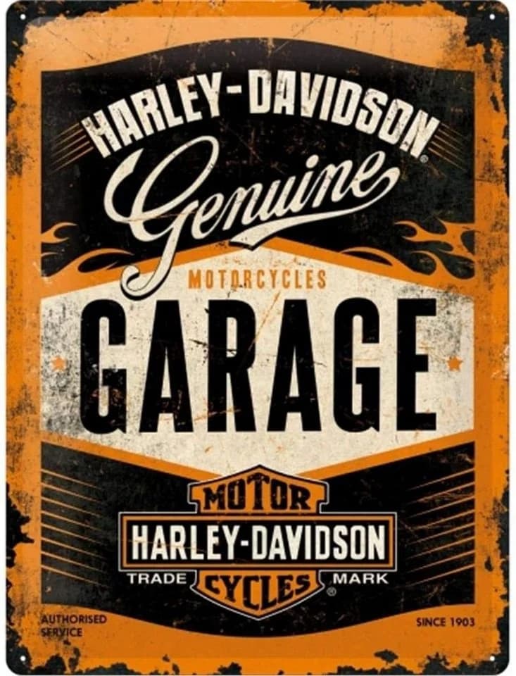 Nostalgic-Art Harley-Davidson Garage Blechschild Retro - Bild 2