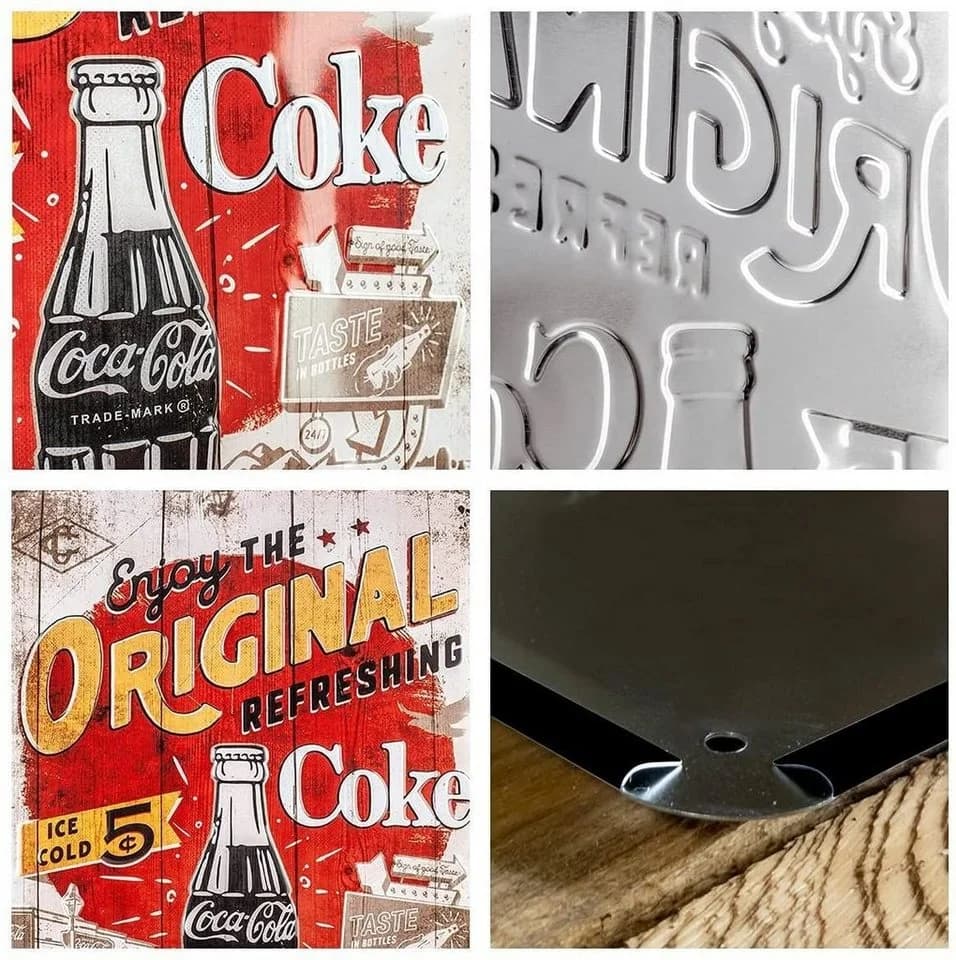 Nostalgic-Art Blechschild Coca-Cola Highway 66 Retro Metall Deko - Bild 3