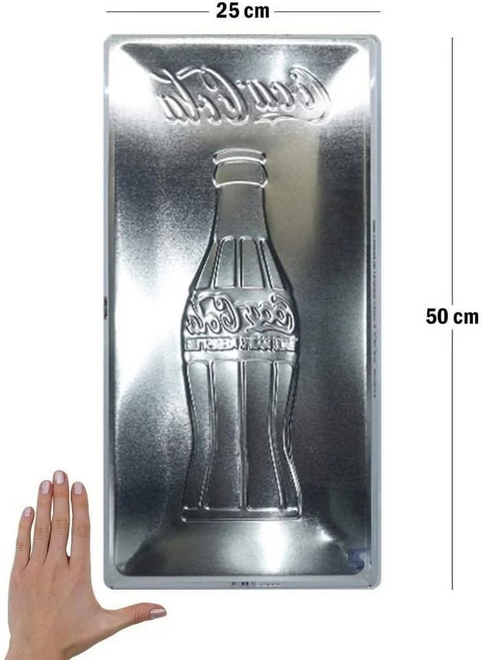 Nostalgic-Art Vintage Blechschild Coca-Cola Ice White