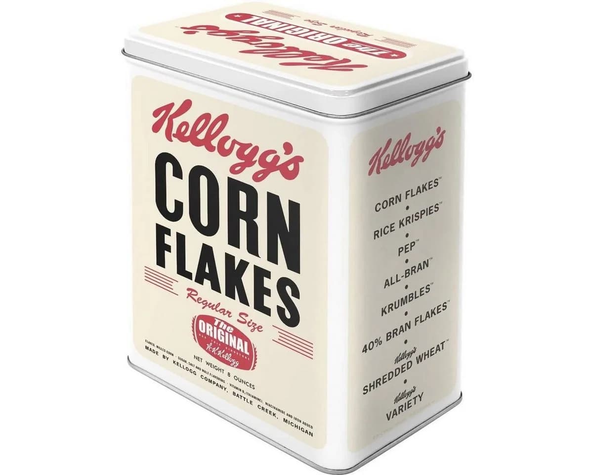 Nostalgic-Art Vorratsdose Kaffeedose Blechdose Kellogg's Corn Flakes Retro