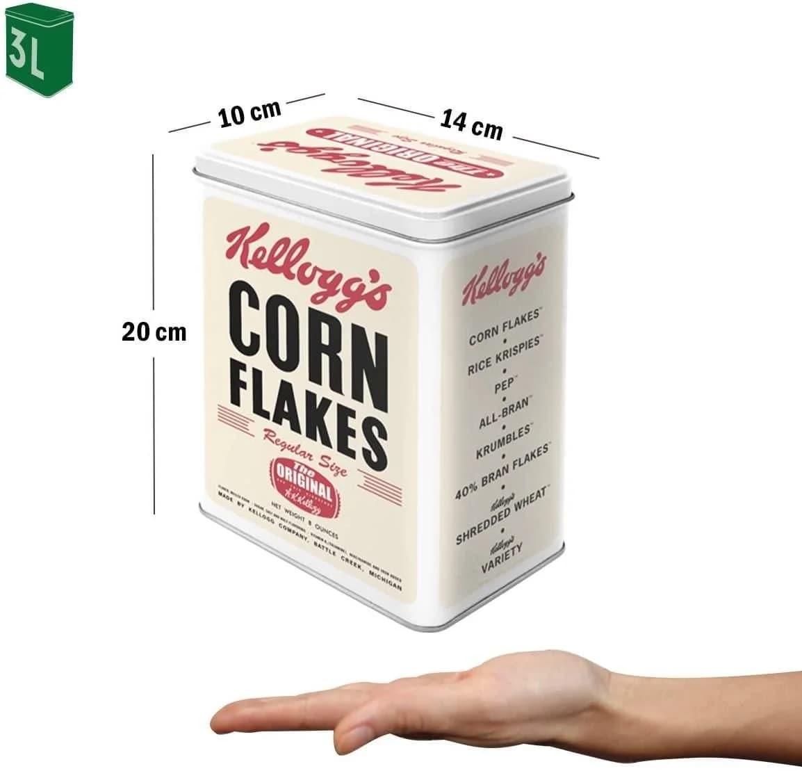 Nostalgic-Art Vorratsdose Kaffeedose Blechdose Kellogg's Corn Flakes Retro - Bild 3