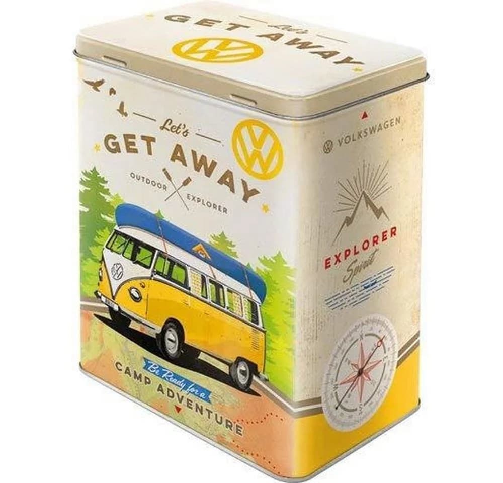 Nostalgic-Art Vorratsdose VW Bulli Get Away Retro Blechdose - Bild 2