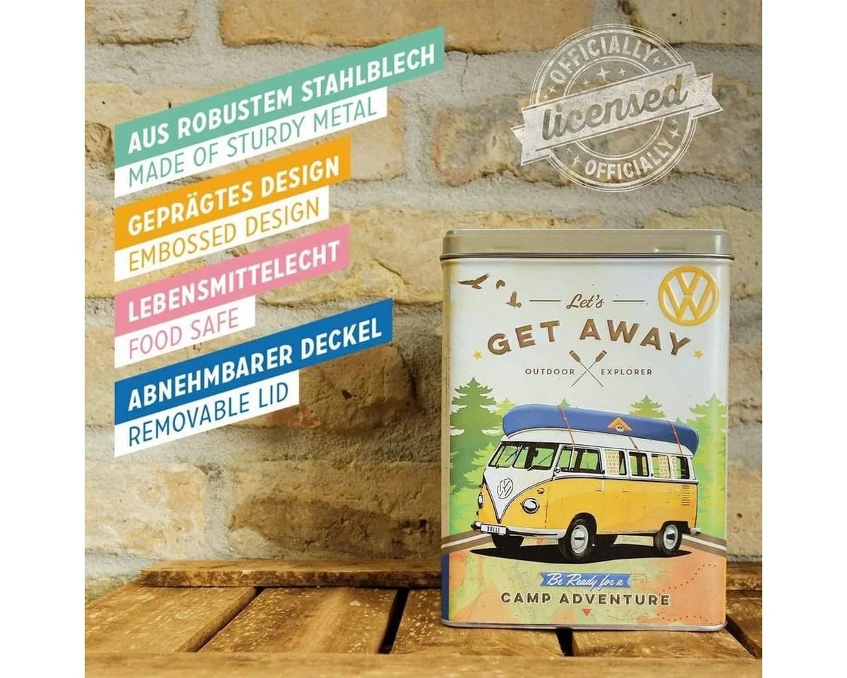 Nostalgic-Art Vorratsdose VW Bulli Get Away Retro Blechdose - Bild 5