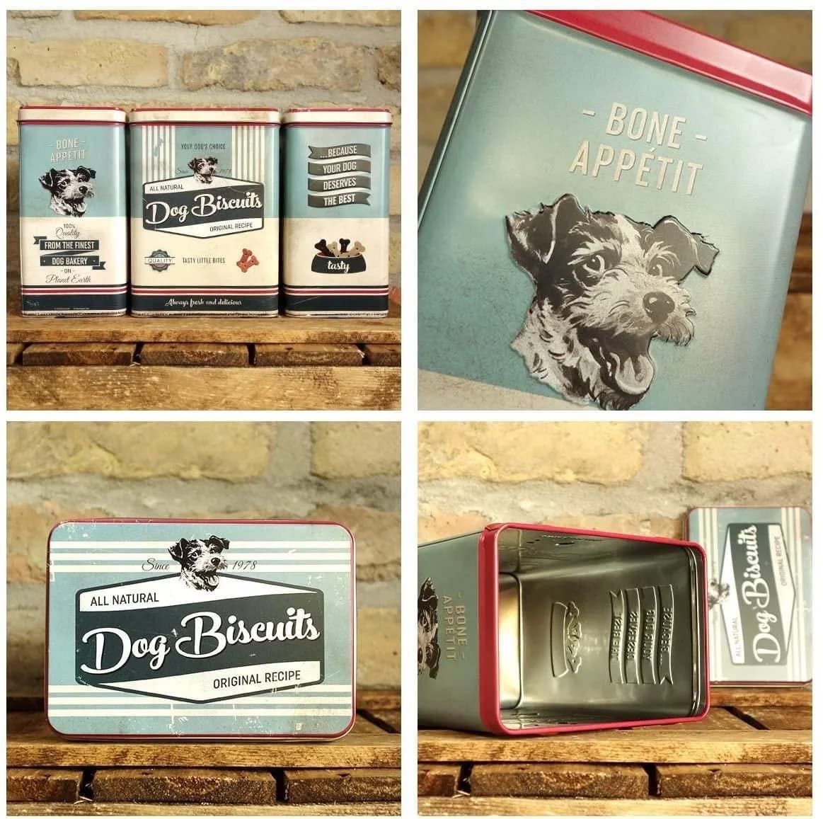 Nostalgic-Art Vorratsdose Kaffeedose Blechdose - Dog Biscuits Retro - Bild 4