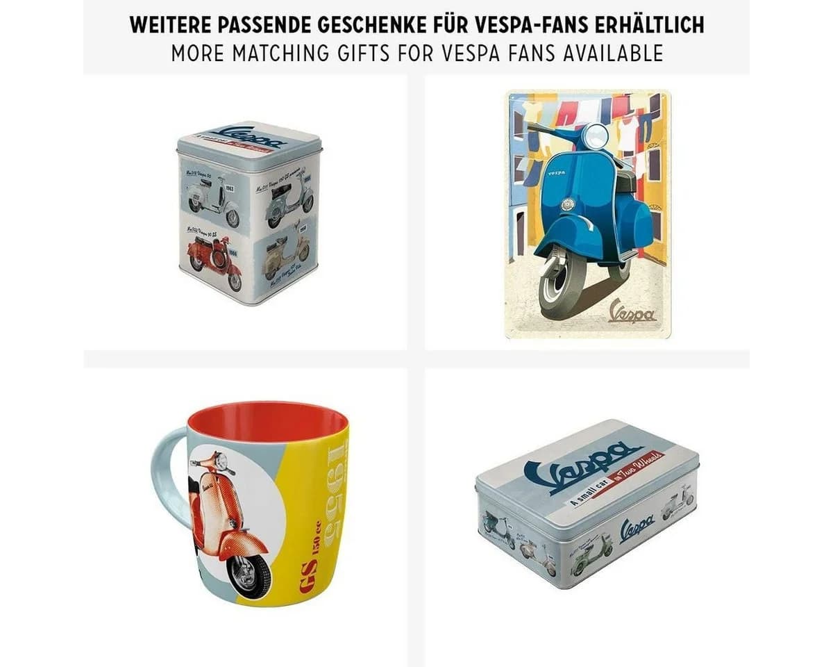 Nostalgic-Art Vorratsdose Kaffeedose Vespa Italian Laundry Motiv 3L - Bild 4