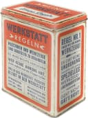 Nostalgic-Art Vorratsdose Metall Retro-Motiv Werkstattregeln Bild 2