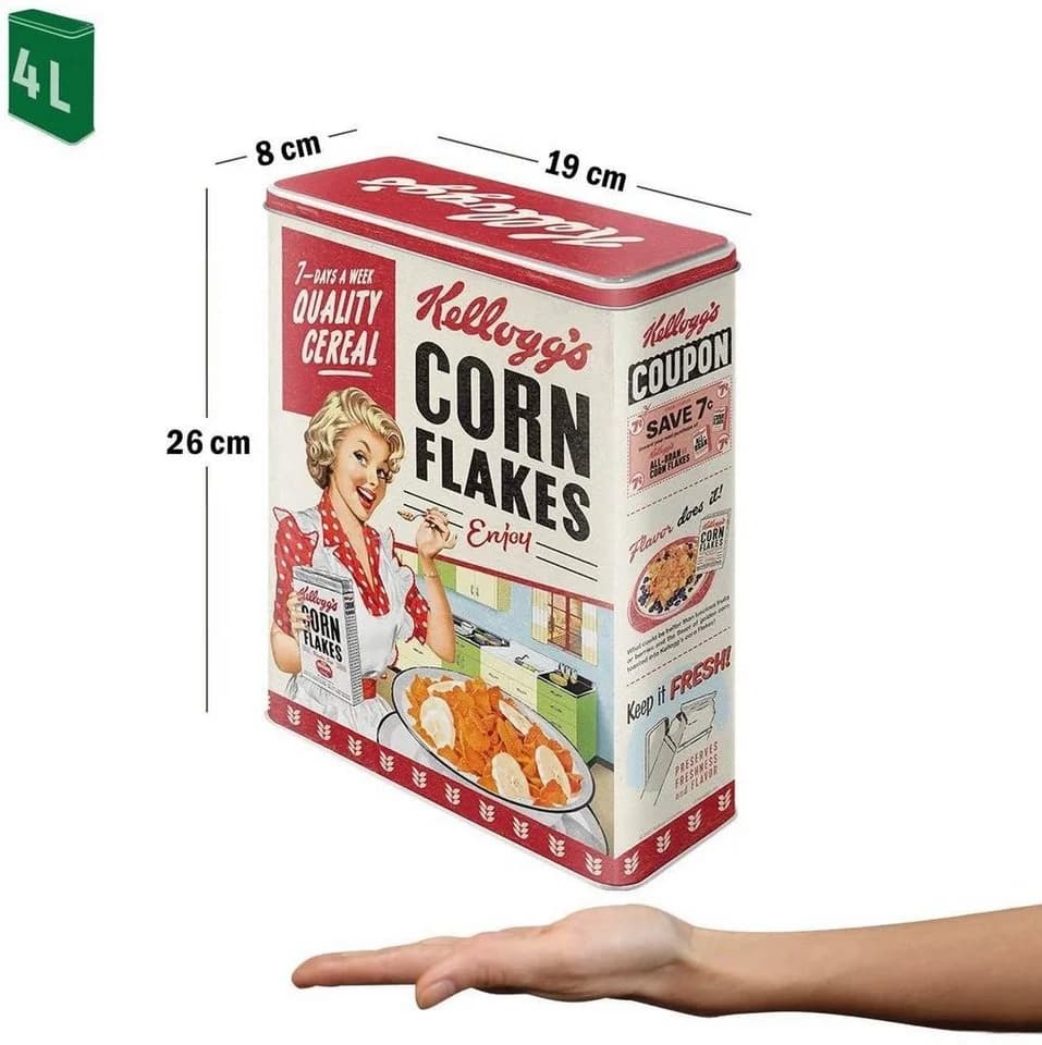 Nostalgic-Art Vorratsdose Kellogg's Cereal Retro Blechdose 4L