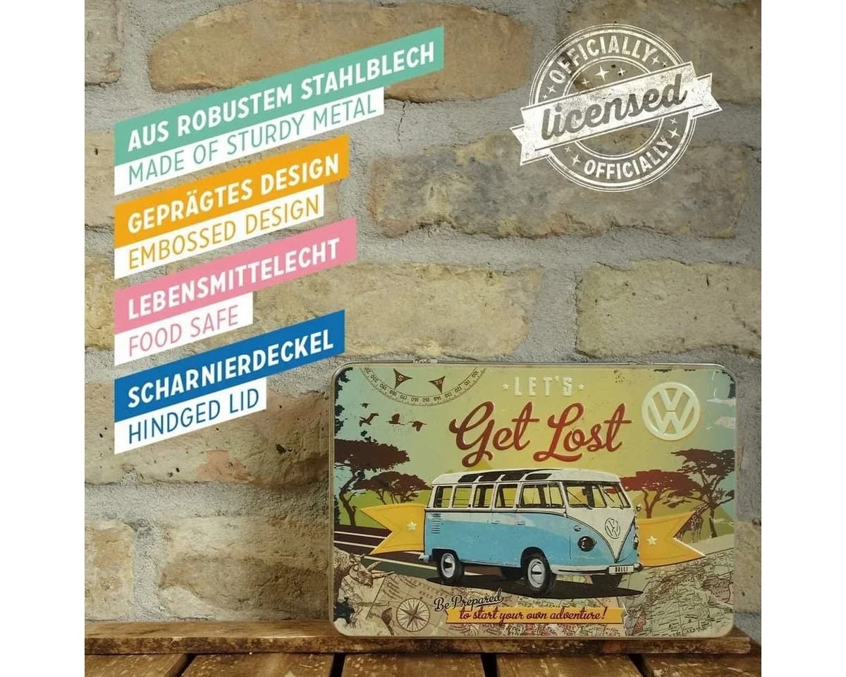 Nostalgic-Art Keksdose VW Bulli Let's Get Lost Retro - Bild 5