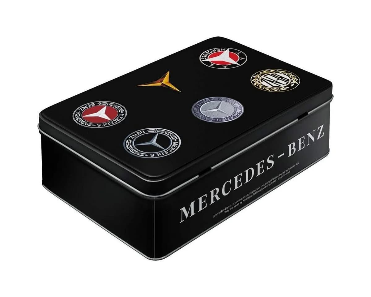 Nostalgic-Art Vorratsdose mit Mercedes-Benz Retro Logo