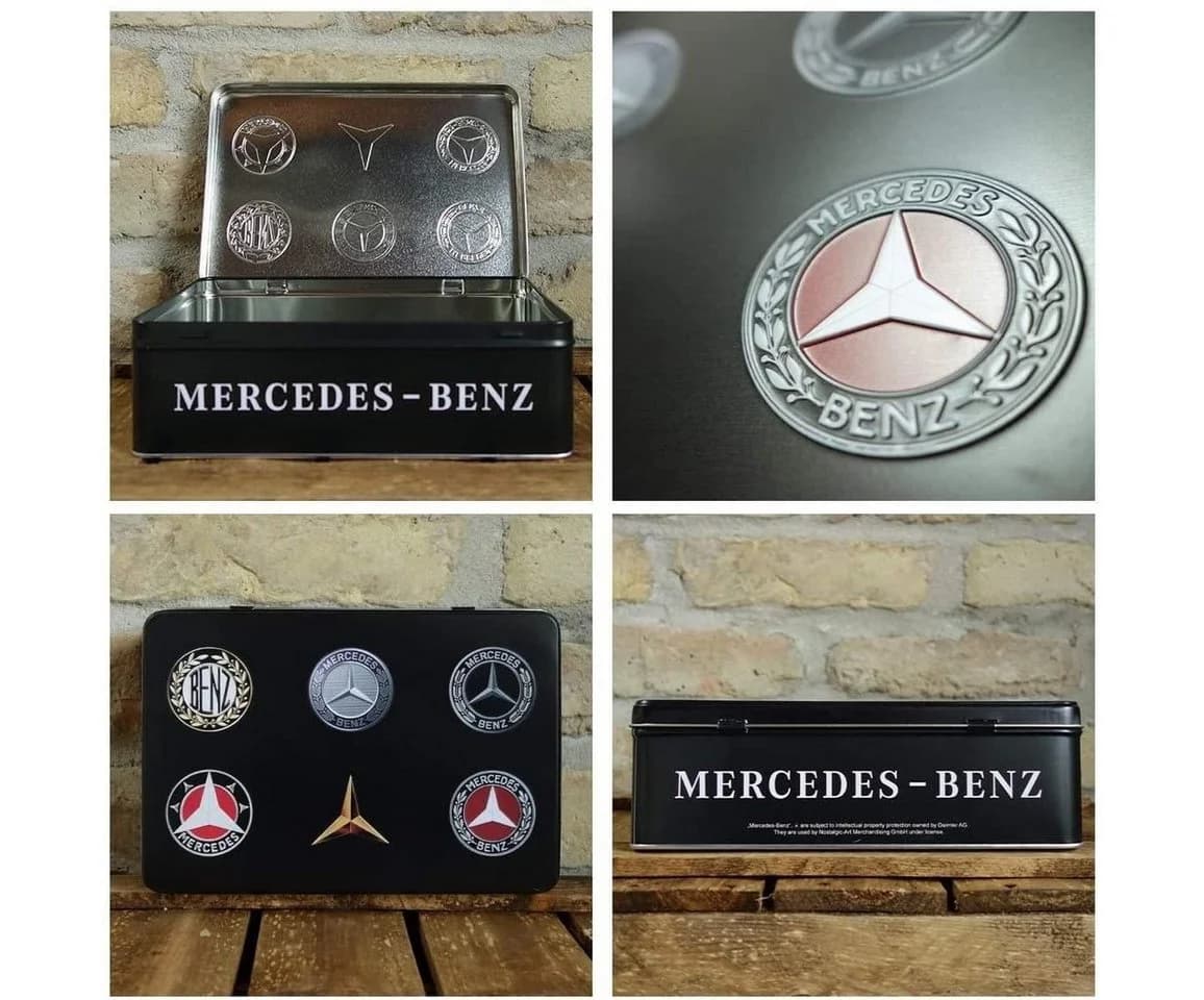 Nostalgic-Art Vorratsdose mit Mercedes-Benz Retro Logo - Bild 4