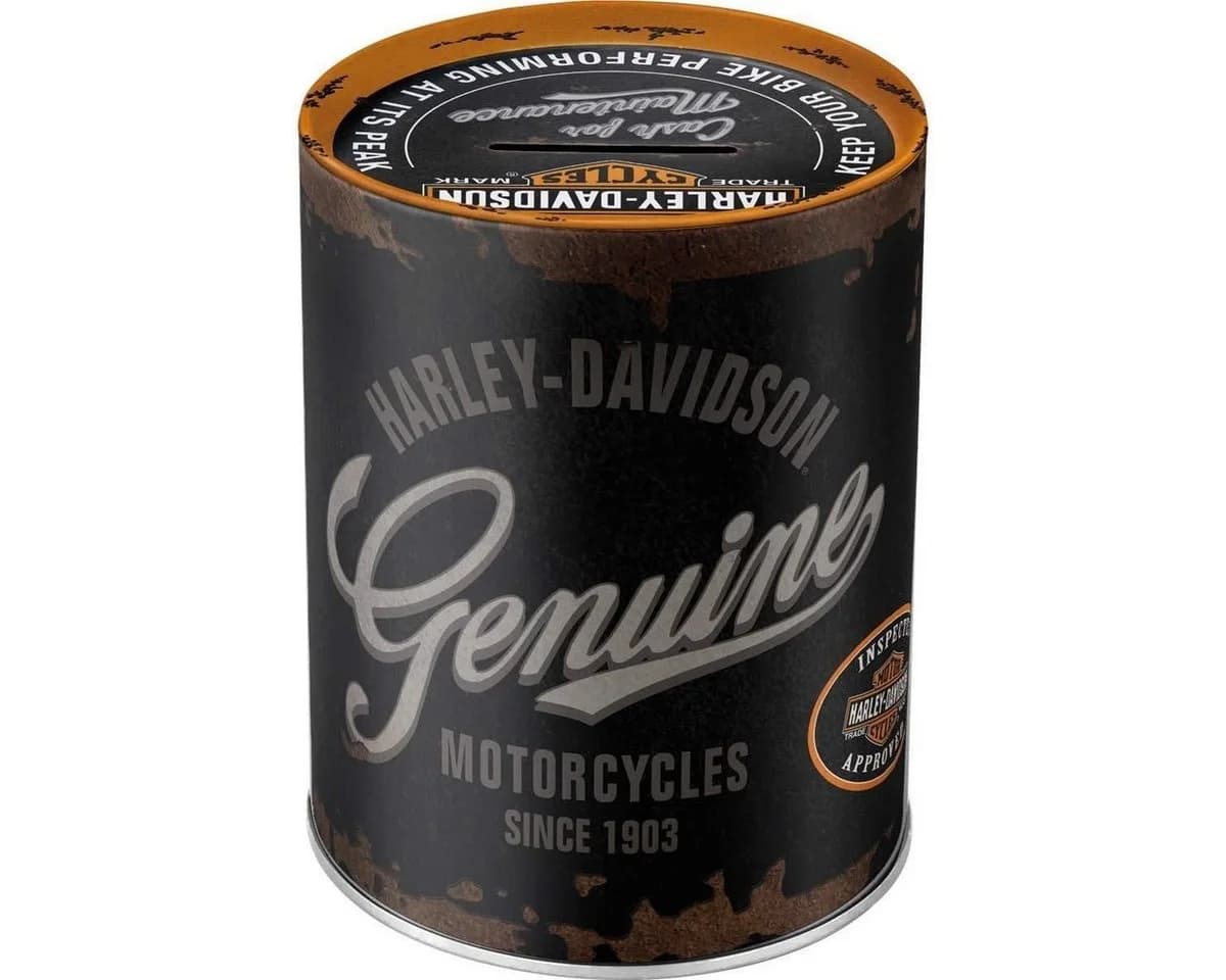 Nostalgic-Art Spardose Harley-Davidson Genuine Logo
