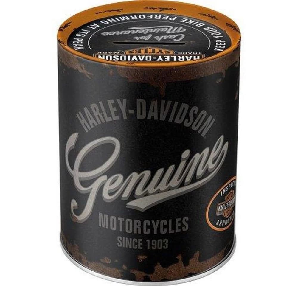 Nostalgic-Art Spardose Harley-Davidson Genuine Logo - Bild 3