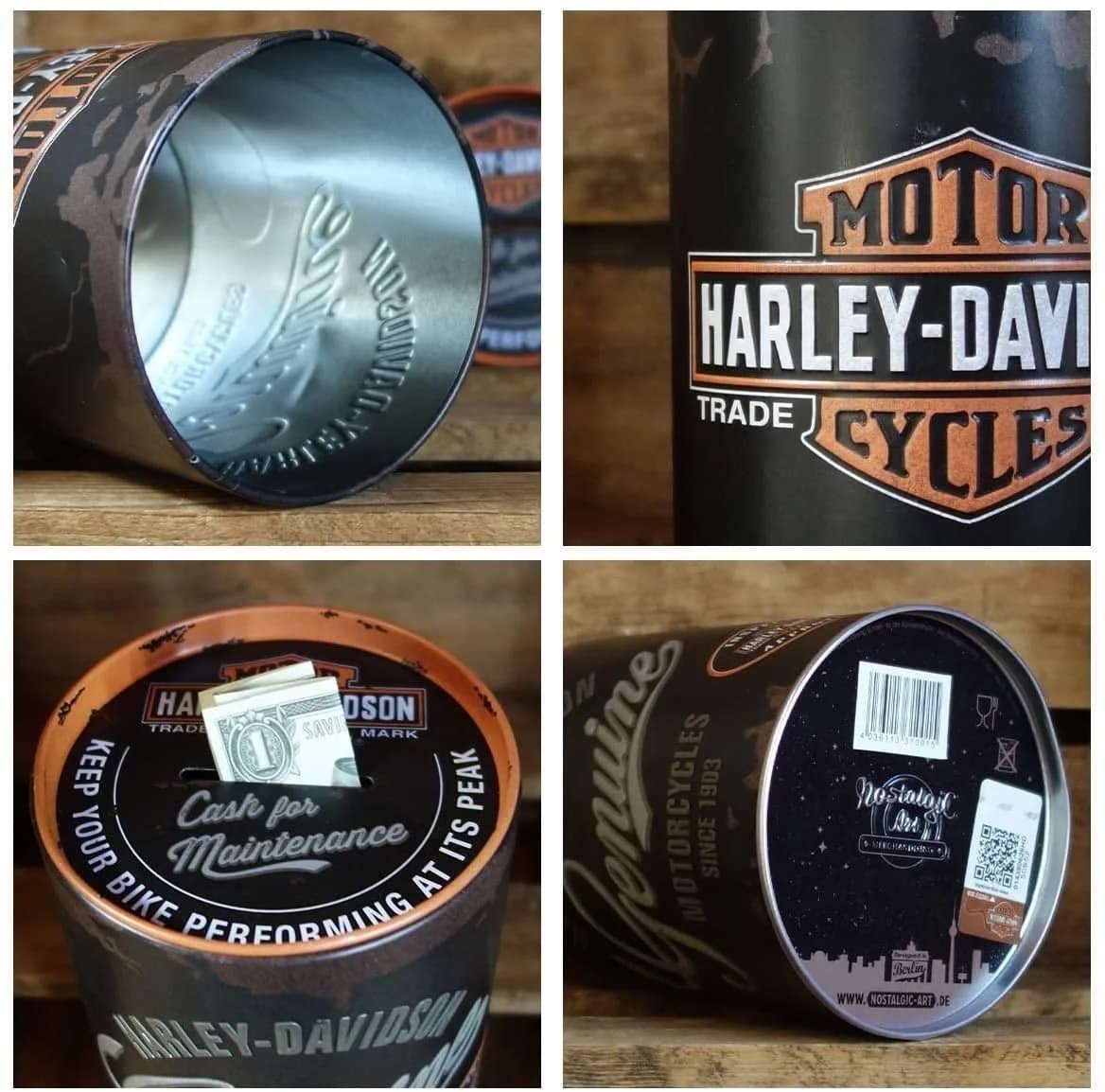 Nostalgic-Art Spardose Harley-Davidson Genuine Logo - Bild 5