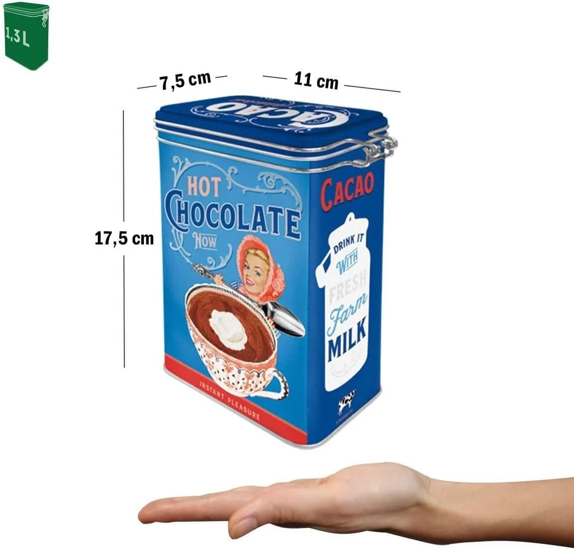 Nostalgic-Art Kaffeedose Aromadose Retro 1,3l Metall - Bild 3