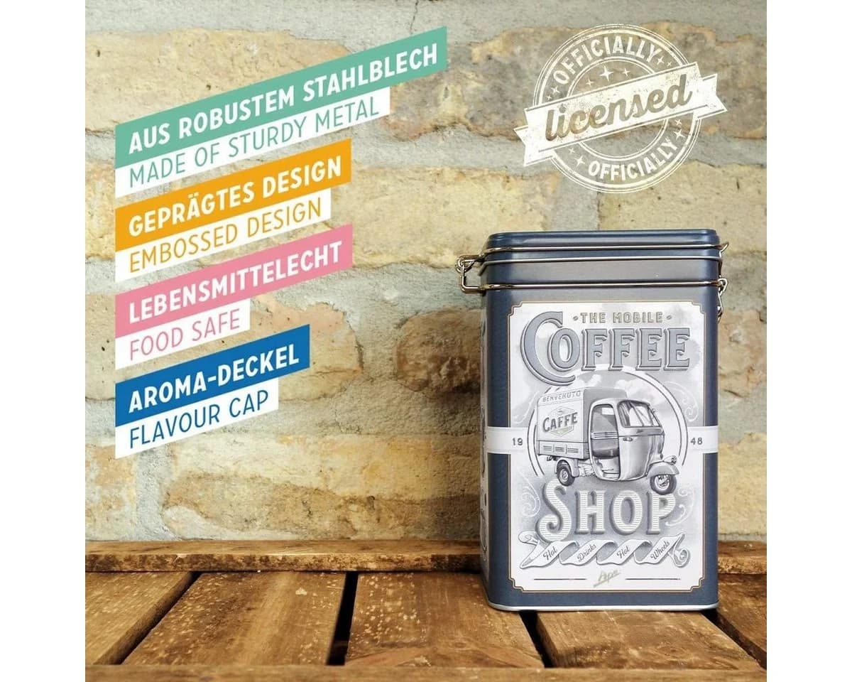 Nostalgic-Art Kaffeedose 1,3 l Metall Retro Design Aromadose - Bild 5
