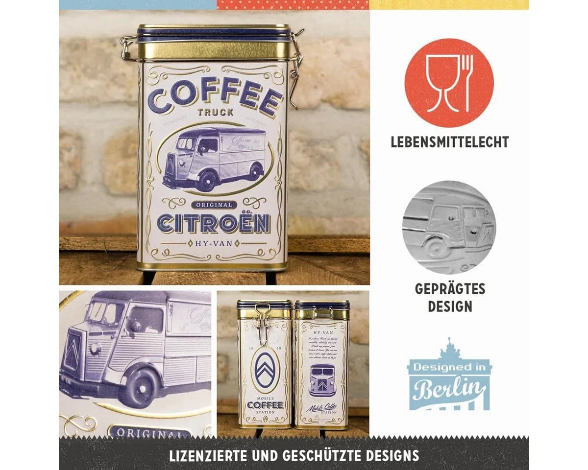 Nostalgic-Art Kaffeedose Aromadose Citroen Coffee Truck Retro - Bild 3